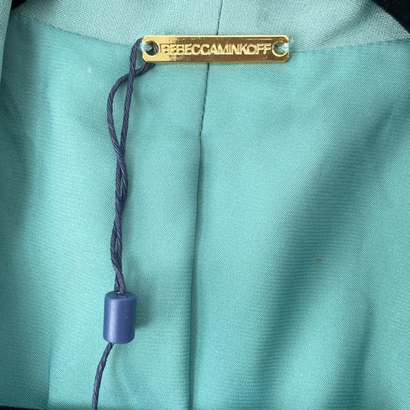 Rebecca Minkoff Becky Blazer in Neptune Green Women’s Size 4 MSRP $368 - Picture 3 of 11